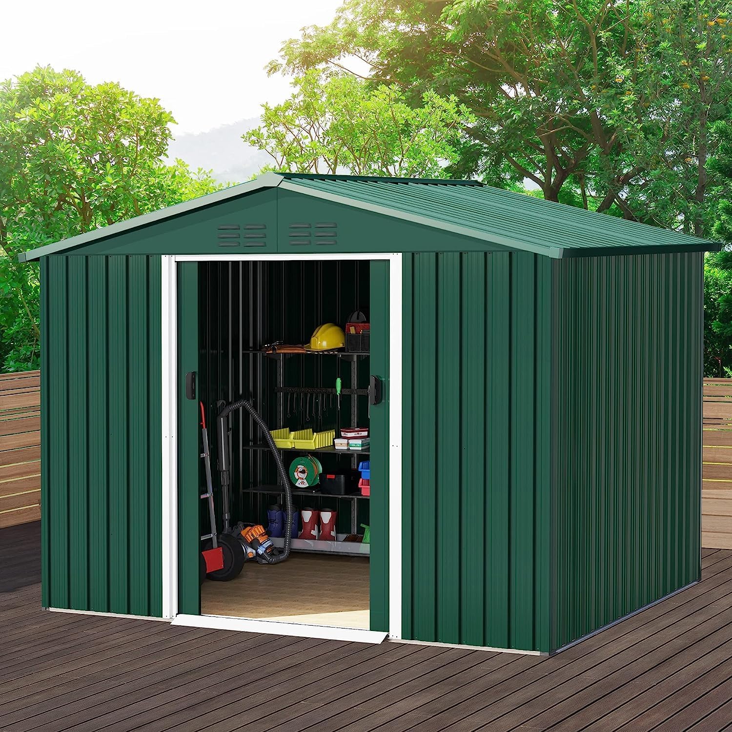 dwvo 8x6 ft outdoor storage shed review