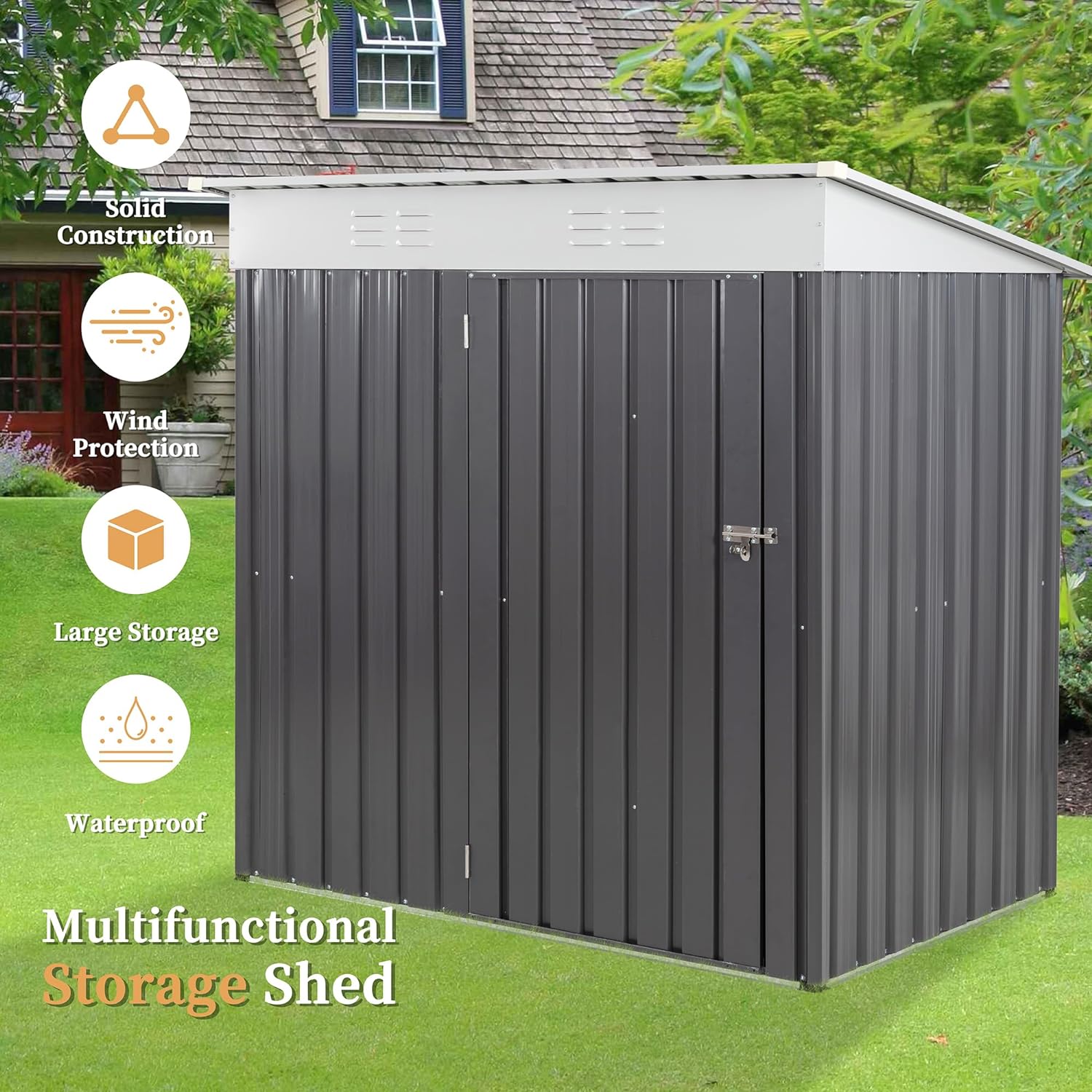 vongrasig outdoor storage shed review